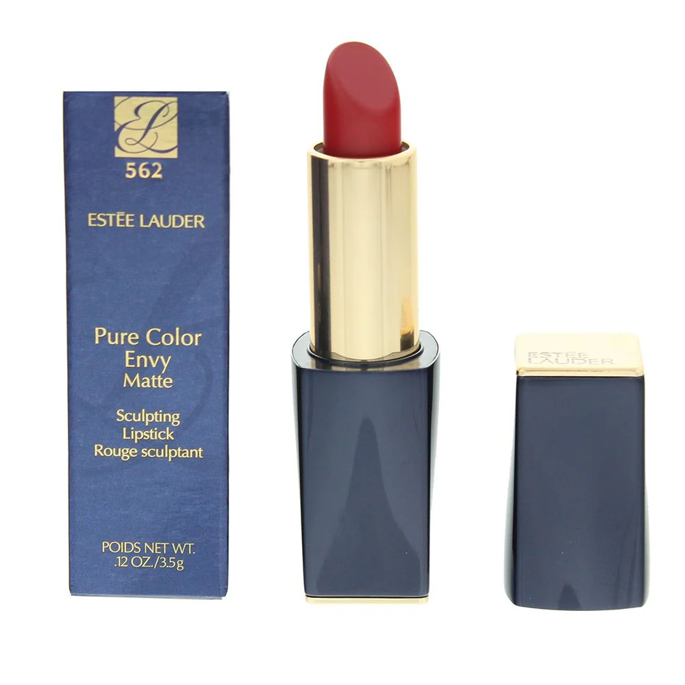 Estee Lauder Pure Color Envy 562 Decisive Poppy Red Matte Lip Stick 3.5g Women