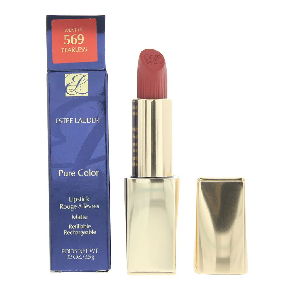 Estée Lauder Pure Color Matte 569 Fearless Lipstick 3.5g For Women
