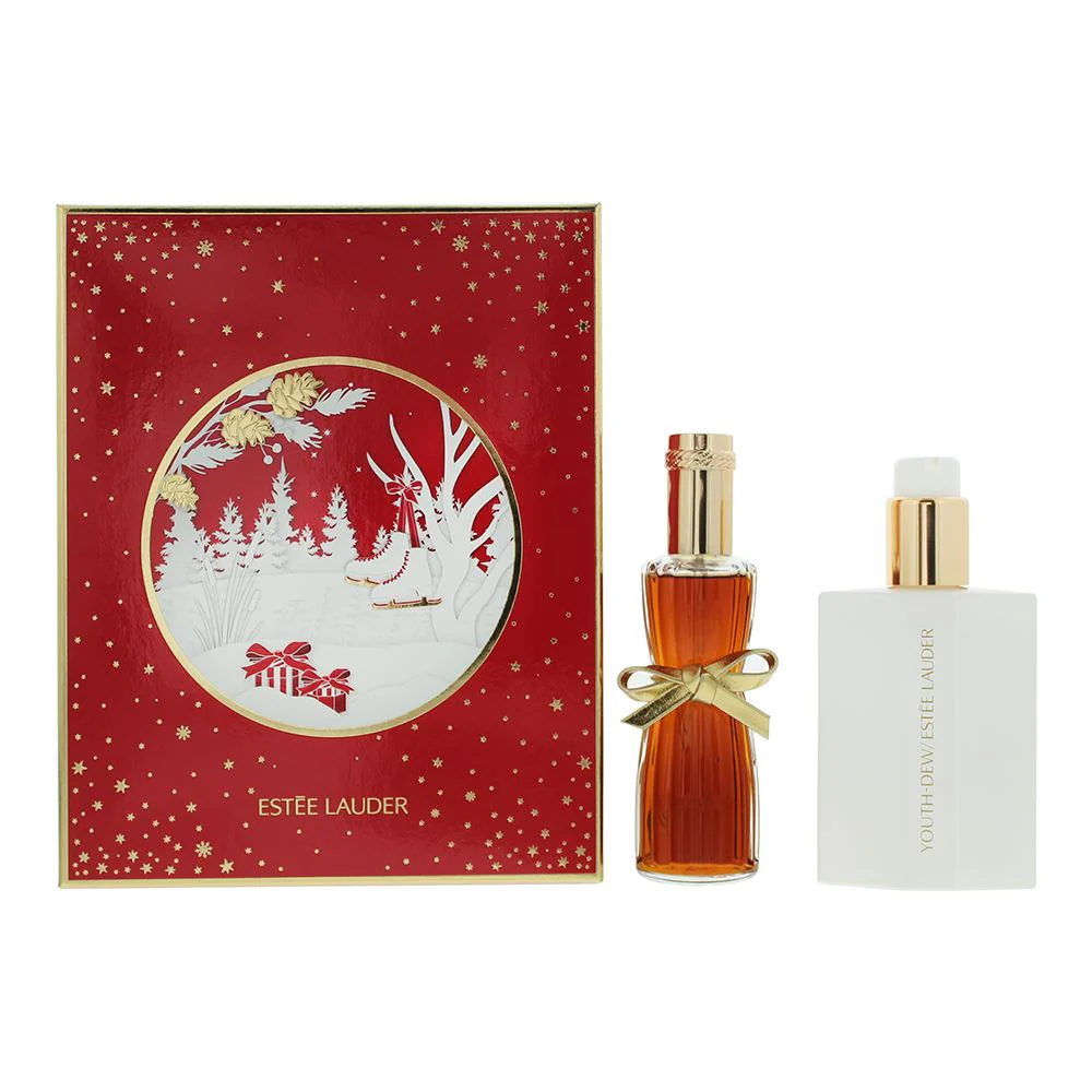 Estee Lauder Youth-Dew Duo 2 Pcs Gift Set: EDP 67ml - Body Lotion 92ml For Women