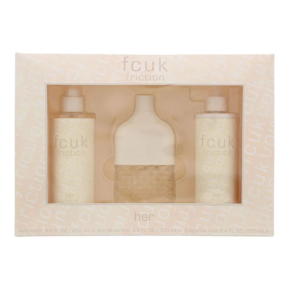 FCUK Friction Her 3 Piece Gift Set For Her Women