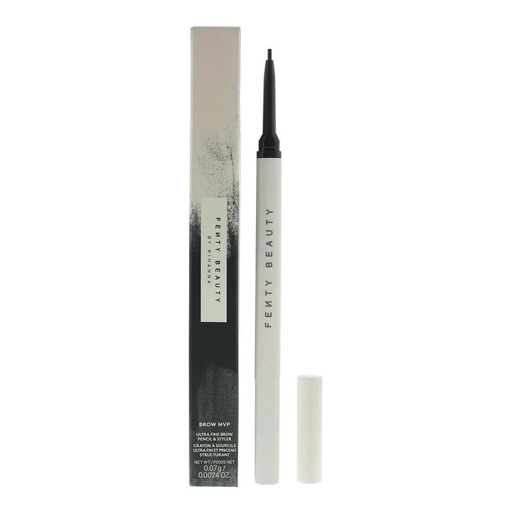 Fenty Beauty Brow Mvp Ultra Fine Soft Black Brow PencilStyler 0.07g