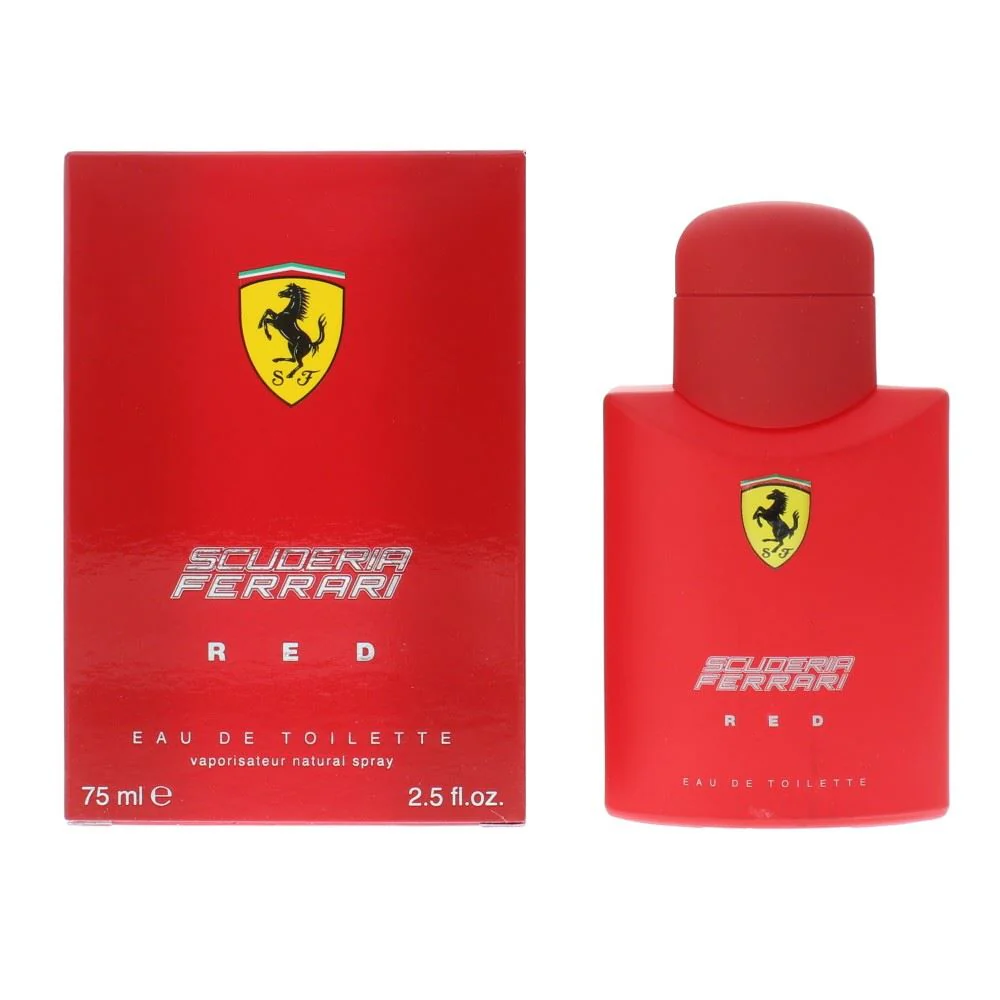 Ferrari Red Eau de Toilette 75ml Men Spray Scuderia