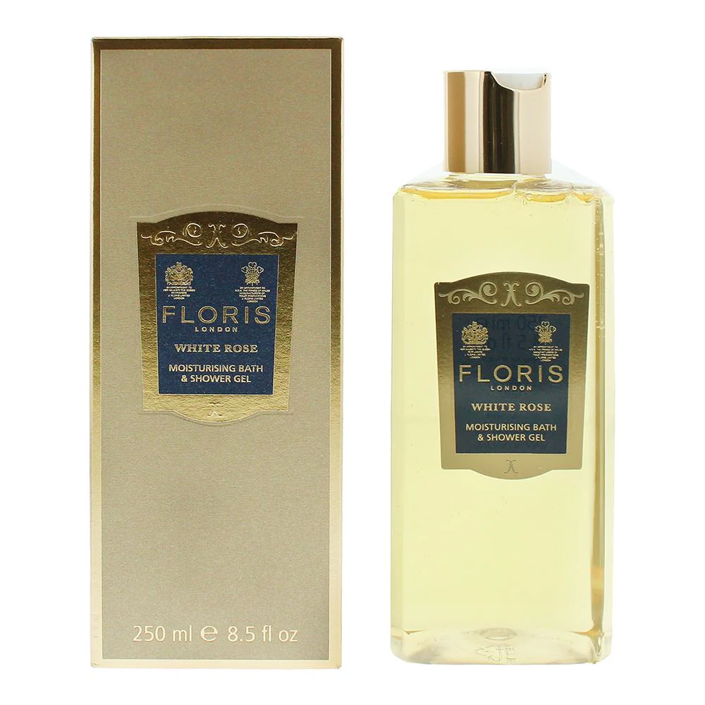 Floris London White Rose Moisturising Bath Shower Gel 250ml Women
