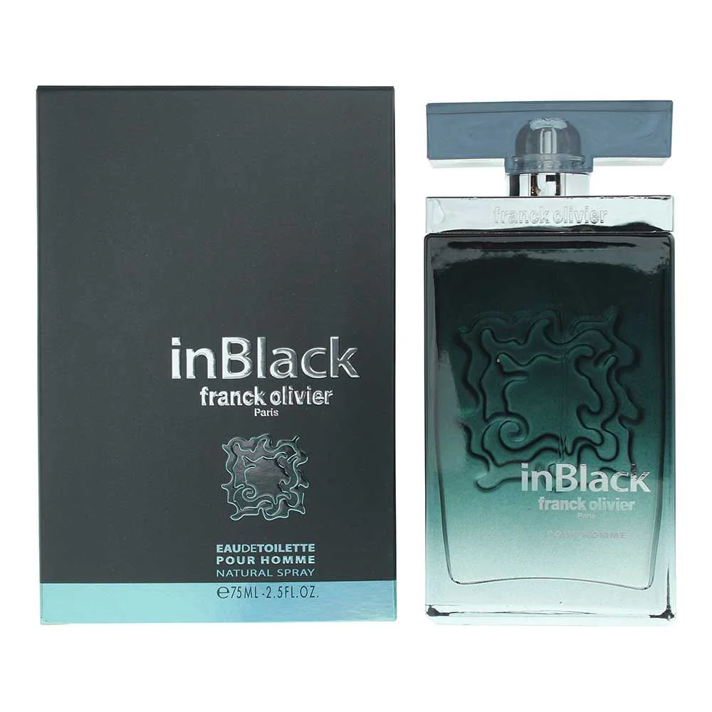 Franck Olivier In Black Eau De Toilette 75ml Men Spray