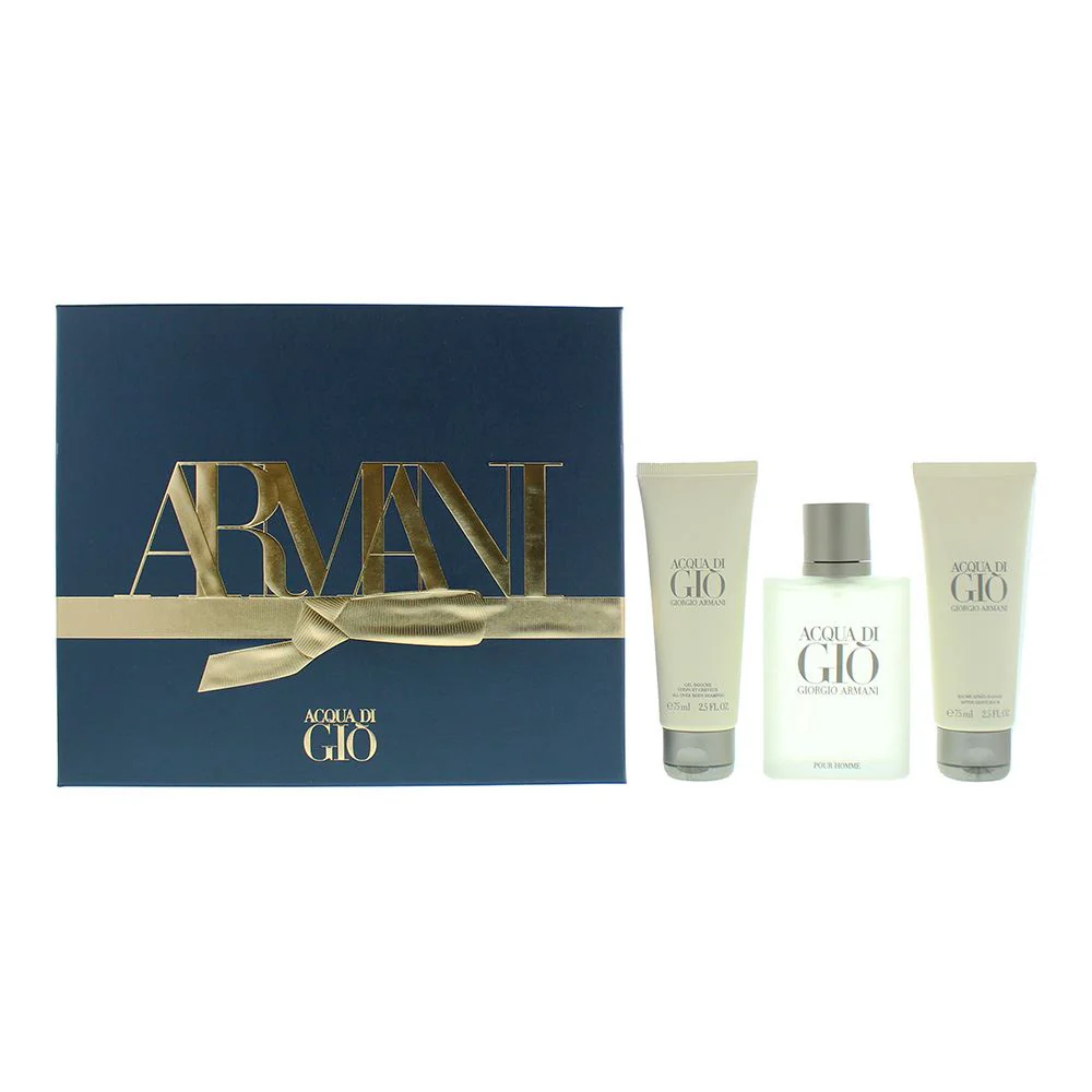 Giorgio Armani Acqua Di Gio 3 Piece Gift Set