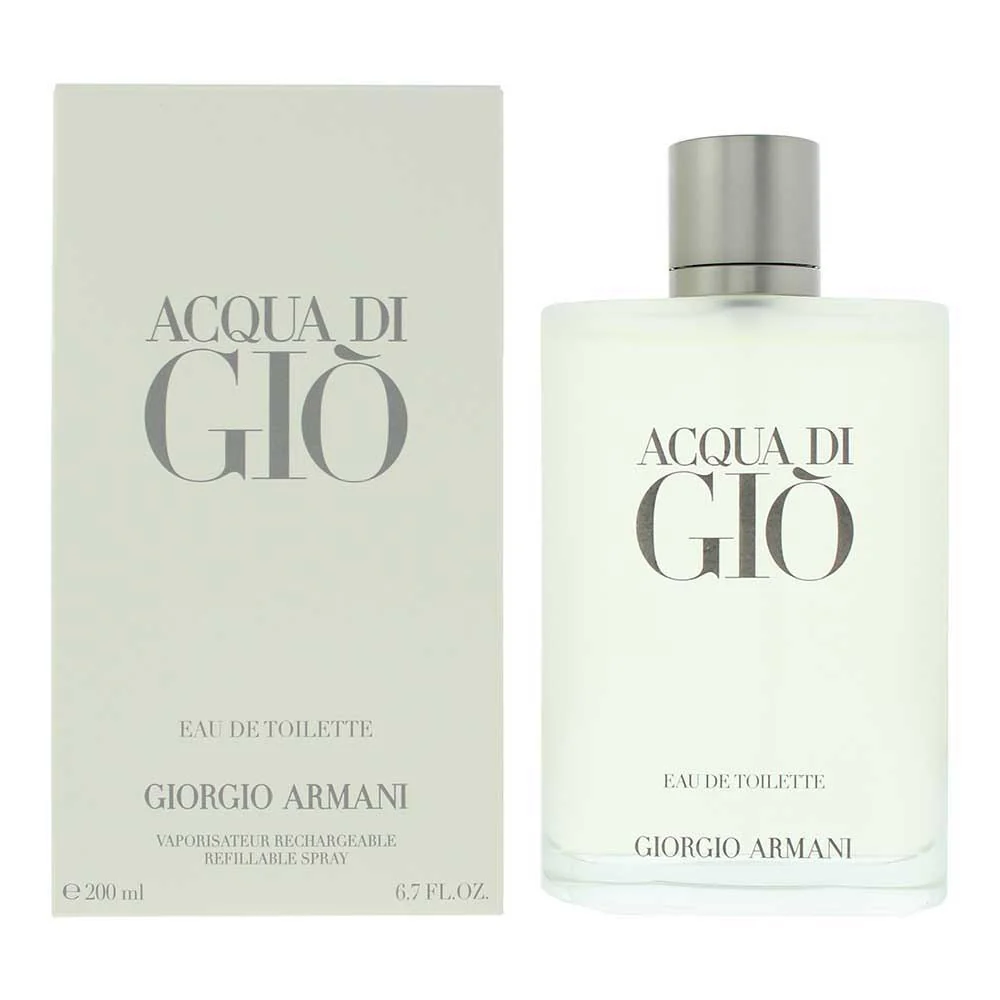 Giorgio Armani Acqua Di Gio Refillable Eau de Toilette 200ml For Men