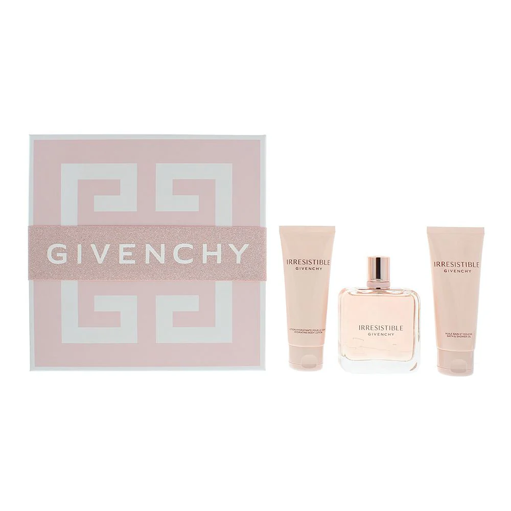Givenchy Irresistible Gift Set: EDP 80ml - Body Lotion 75ml - Shower Oil 75ml