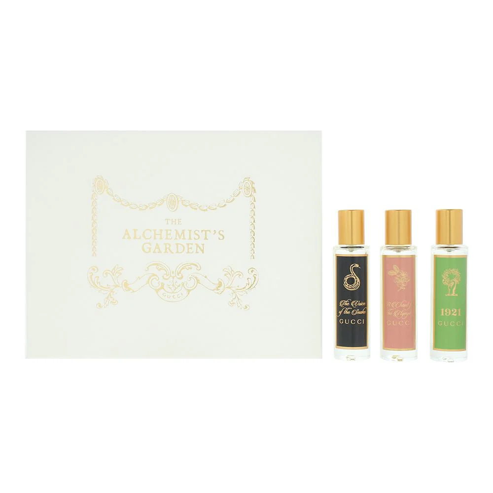 Gucci The Alchemist's Garden 1921 3pc Gift Set EDP 15ml for Men