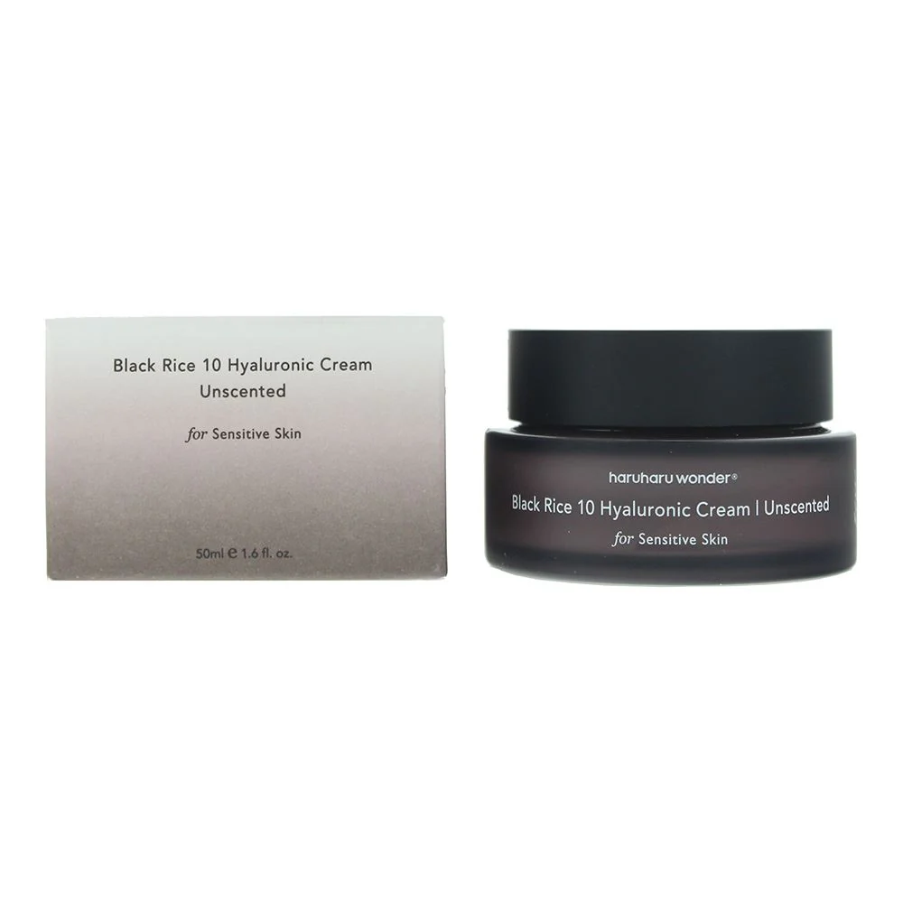 Haruharu Wonder Black Rice Hyaluronic Cream Unscented 50ml For Women