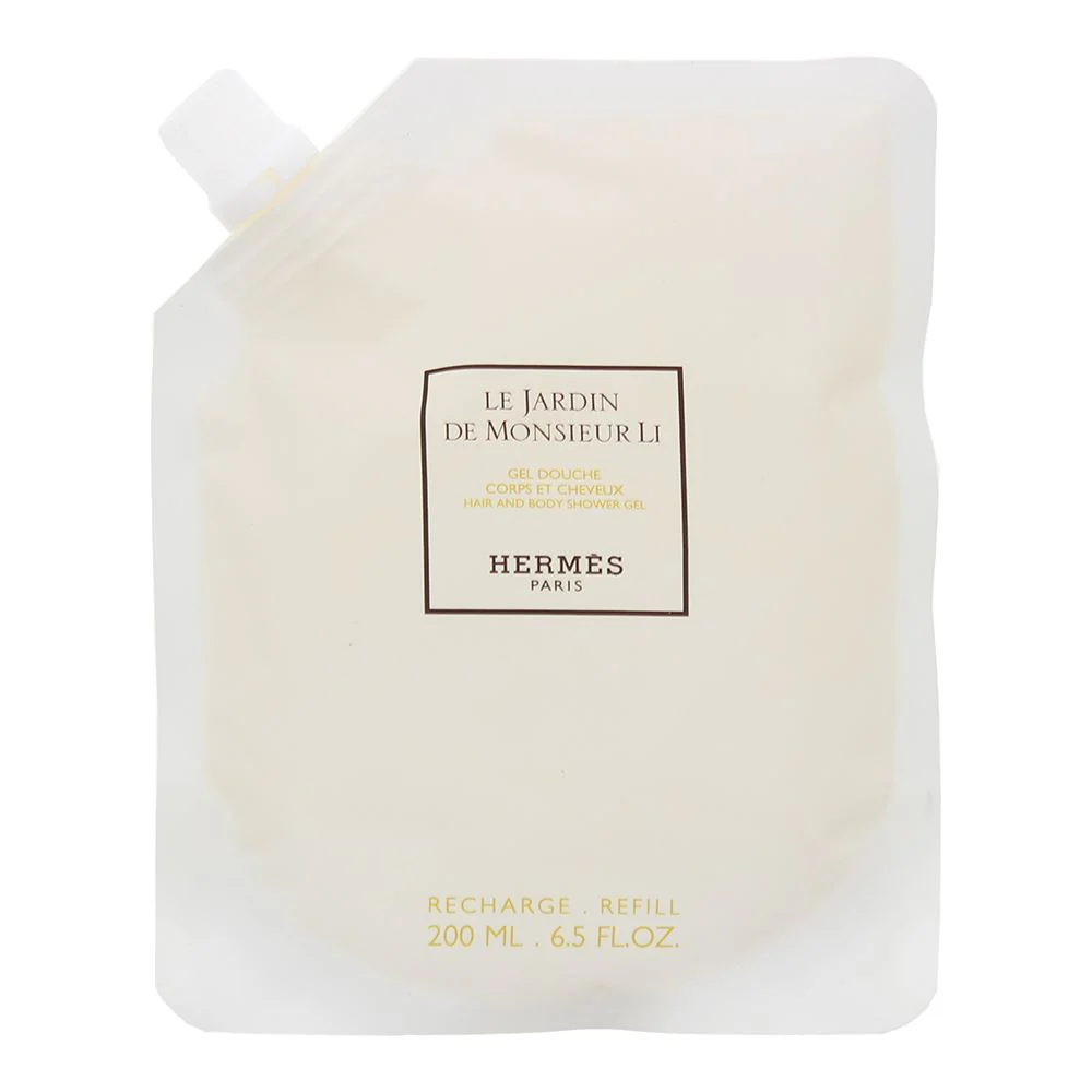 Hermes Le Jardin De Monsieur Li Refill Hair Body Shower Gel 200ml For Unisex