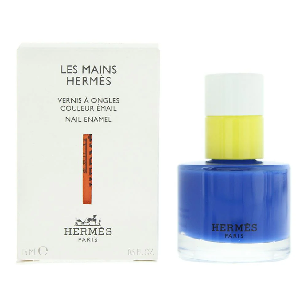 Hermès Paris Nail Enamel 62 Bleu Electrique Nail Polish 15ml For Women
