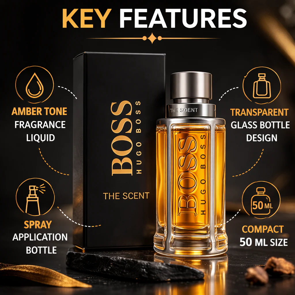 Hugo Boss Boss The Scent 50ml Eau de Toilette Men Spray - Image 4
