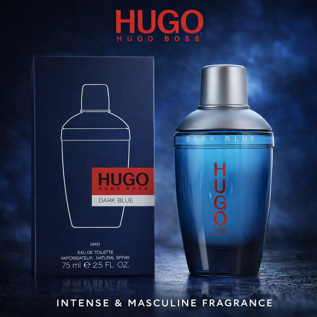 Hugo Boss Dark Blue Eau de Toilette 75ml Men Spray - Image 6