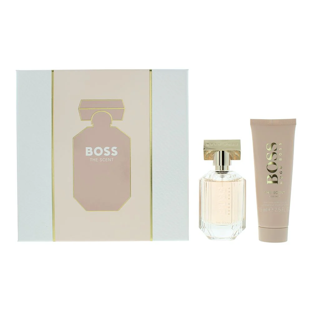 Hugo Boss The Scent For Her 2 Pcs Gift Set EDP 50ml - Body Lotion 75ml For Women