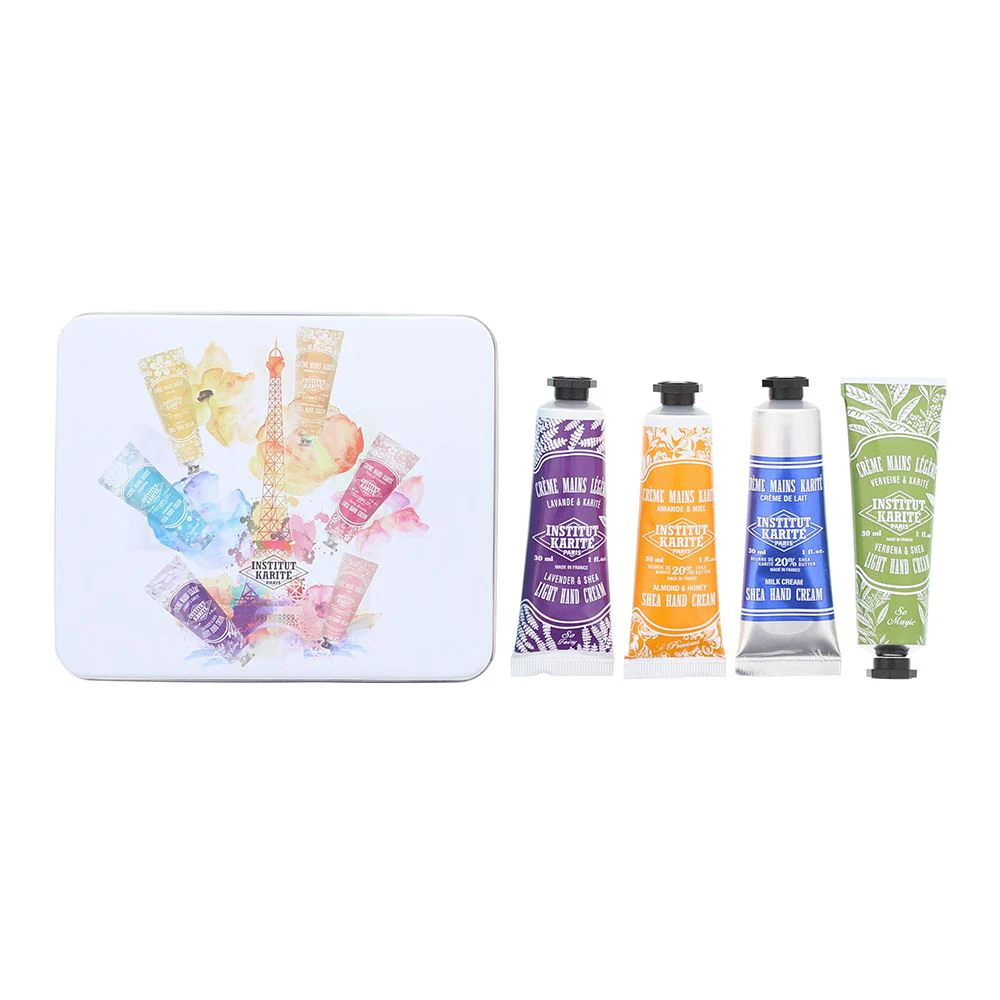 Institut Karite Paris Shea Gift Set 4 x Tube Hand Cream 30ml-Milk Cream-Verbana