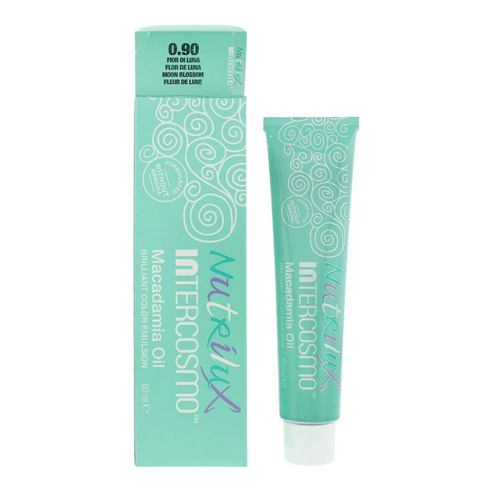 Intercosmo Nutrilux Macadamia Oil 0.90 MOON BLOSSOM Hair Colour 60ml For Women