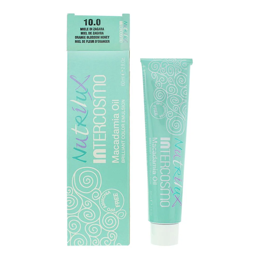 Intercosmo Nutrilux Macadamia Oil 10.0 Orange Blossom Honey Hair Care 60ml For Women