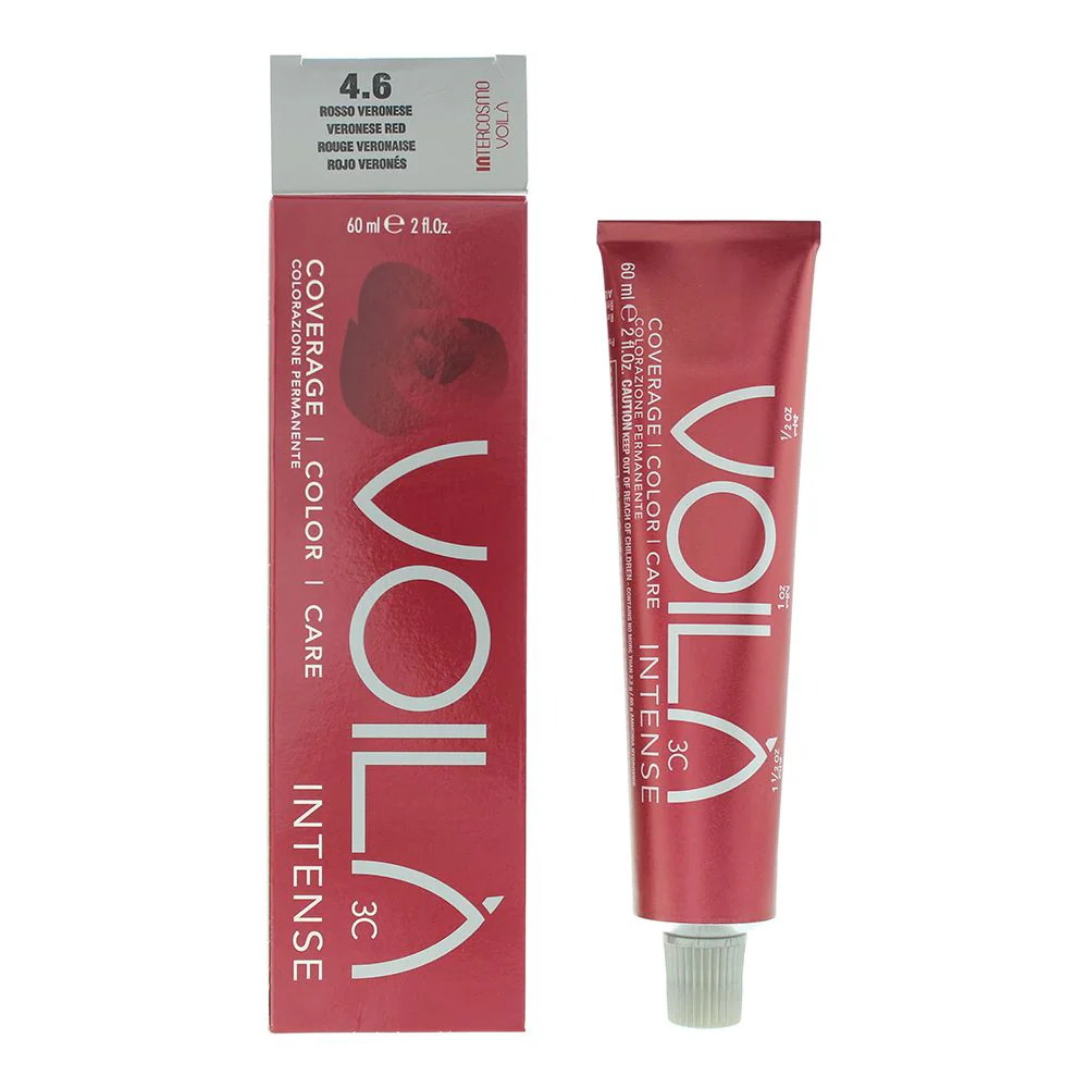 Intercosmo Voila 3C Intense 4.6 Veronese Red Hair Colour 60ml For Women