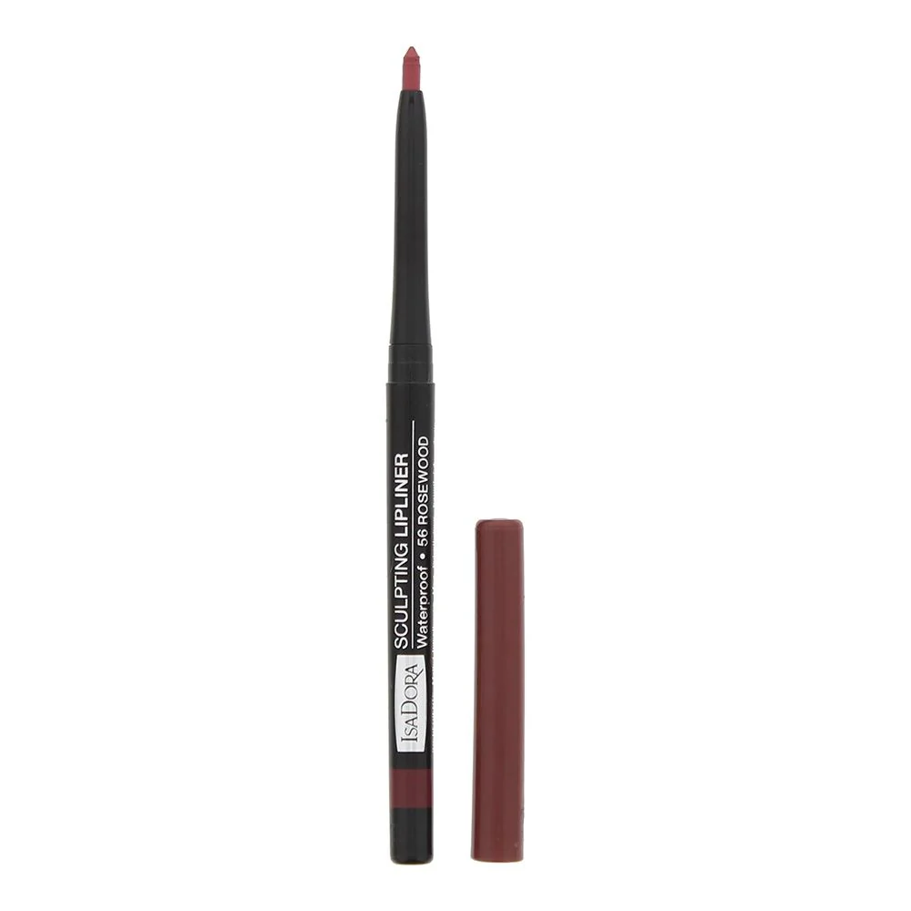 Isadora Sculpting Waterproof 56 Rosewood Lip Liner 0.3g For Women
