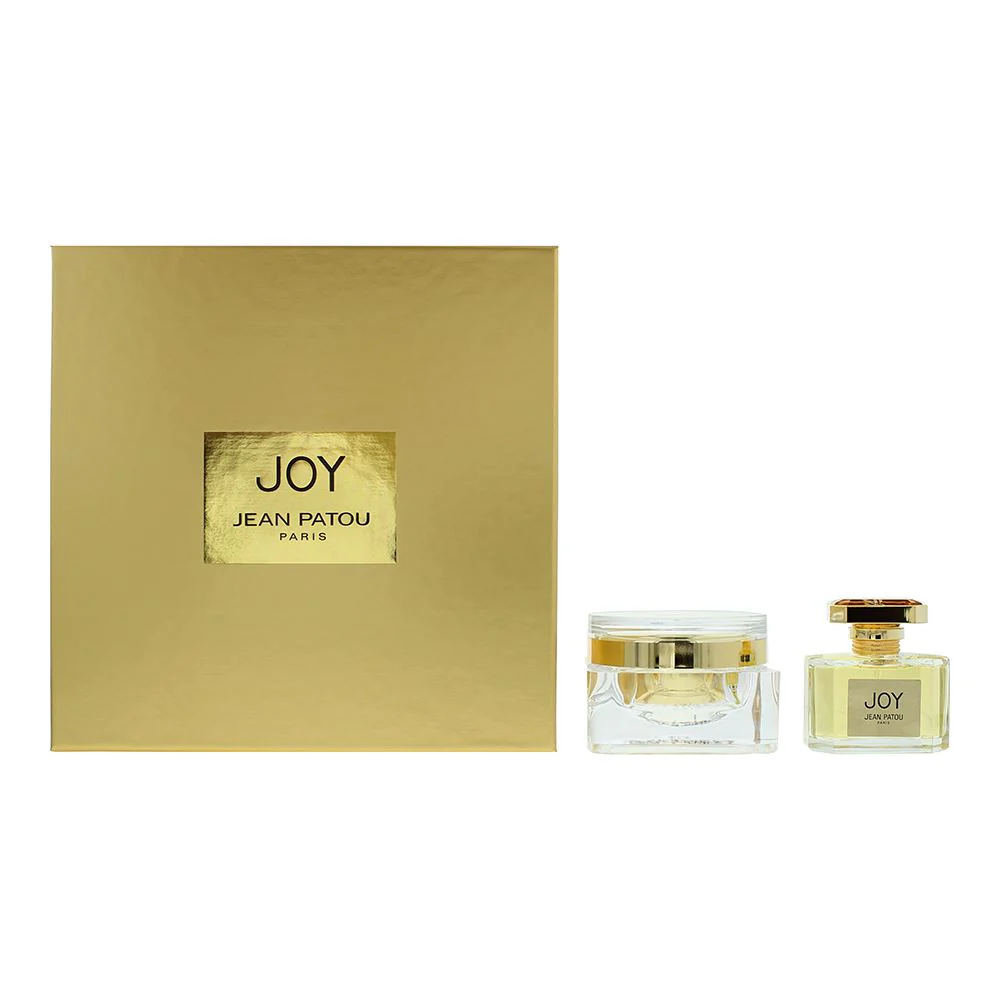 Jean Patou Joy 2 Piece Gift Set: Eau de Parfum 50ml - Body Cream 100ml For Women