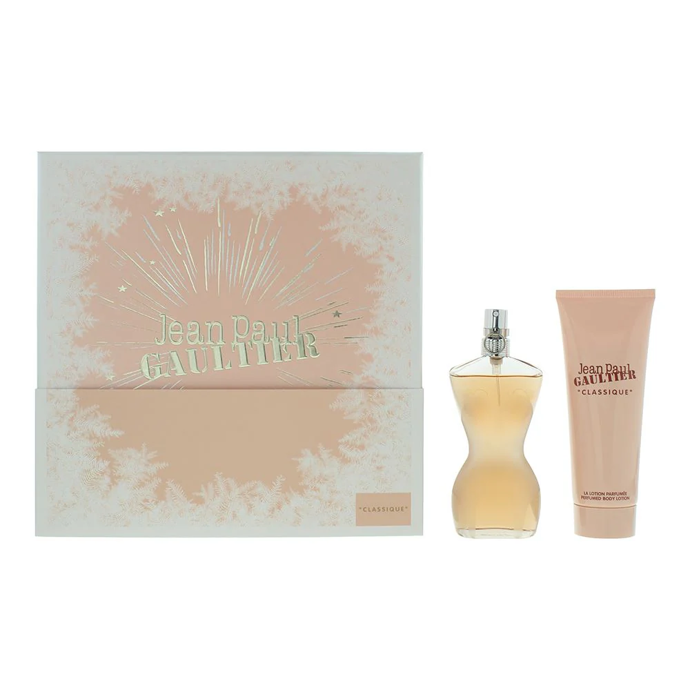 Jean Paul Gaultier Classique 2 Pcs Gift Set EDT 50ml Body Lotion 75ml For Women