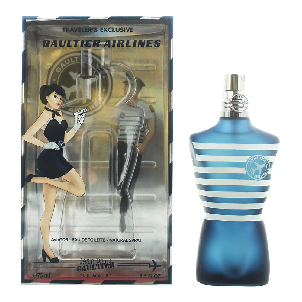 Jean Paul Gaultier Le Male Gaultier Airlines Collector EDT 75ml Men Spray