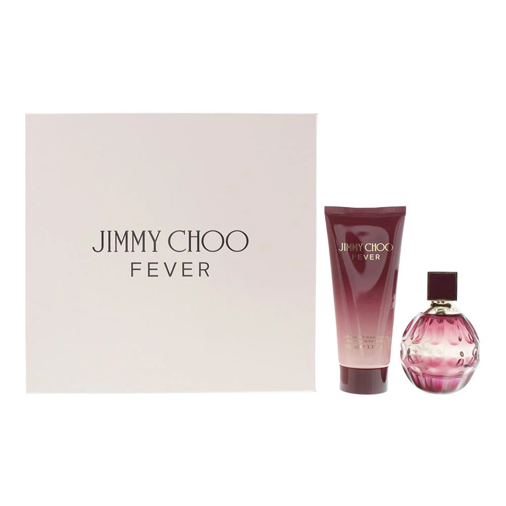 Jimmy Choo Fever 2 Piece Gift Set: Eau de Parfum 60ml - Body Lotion 100ml