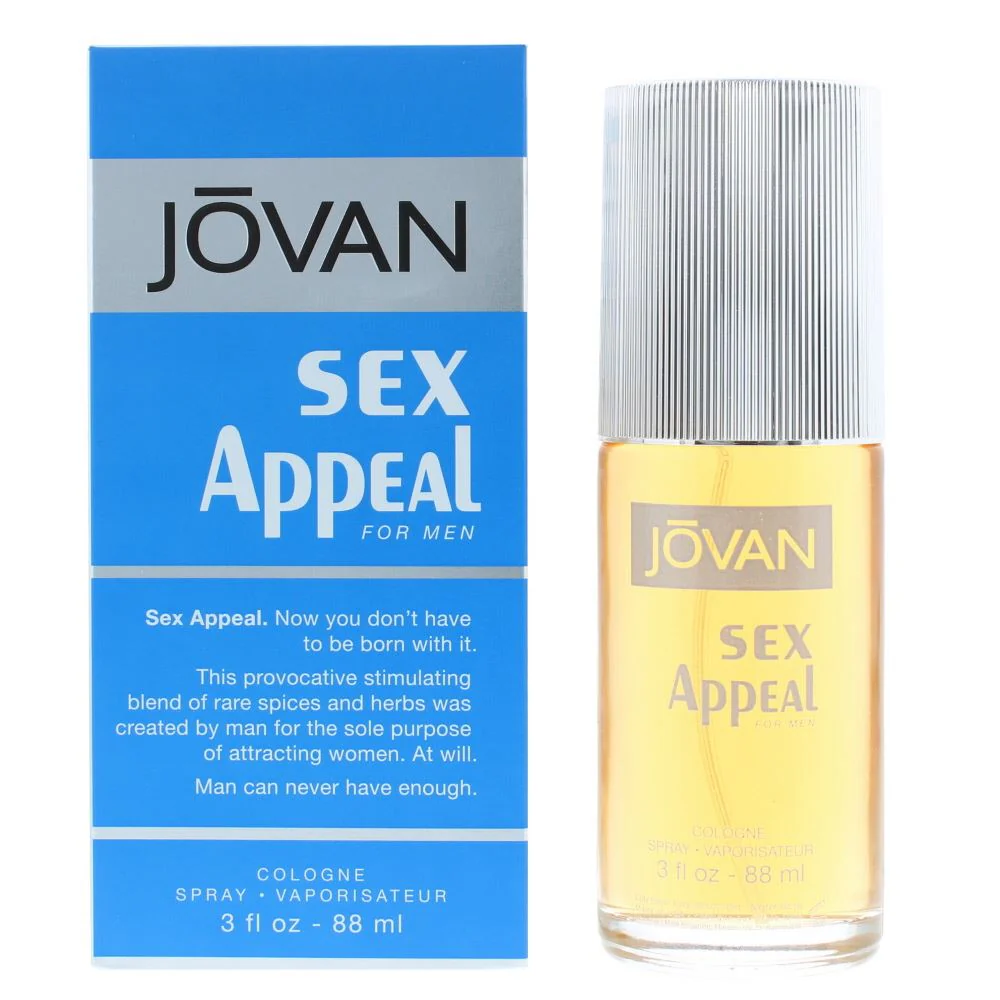 Jovan Sex Appeal Eau de Cologne 88ml For Men