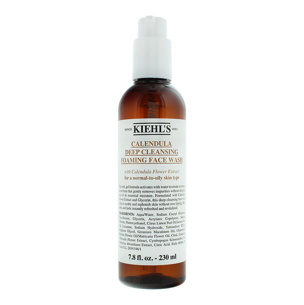 Kiehl's Calendula Deep Cleansing Foaming Face Wash 230ml For Women