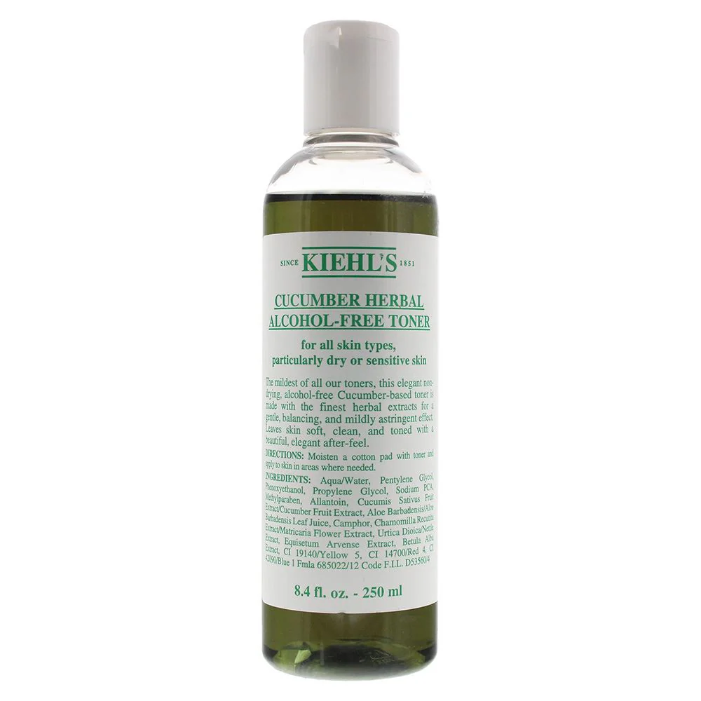 Kiehl's Cucumber Herbal Alcohol-Free Toner (Dry Or Sensitive Skin) 250ml Unisex