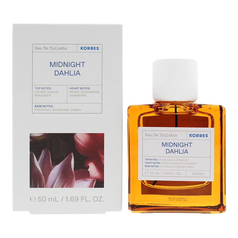 Korres Midnight Dahlia Eau de Toilette 50ml Women Spray