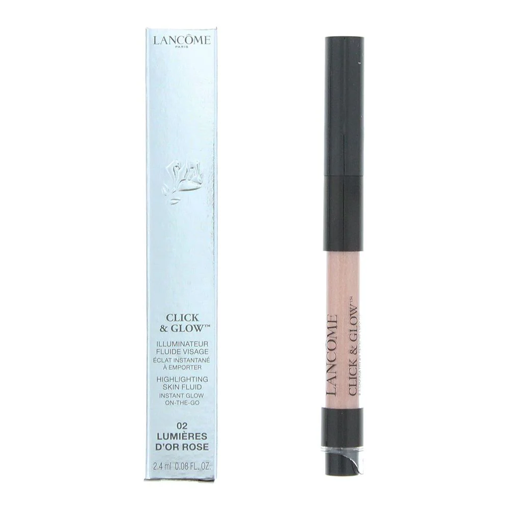 Lancome Click Glow #02 Lumiere D'Or Rose Highlighting Skin Fluid 2.4ml Women