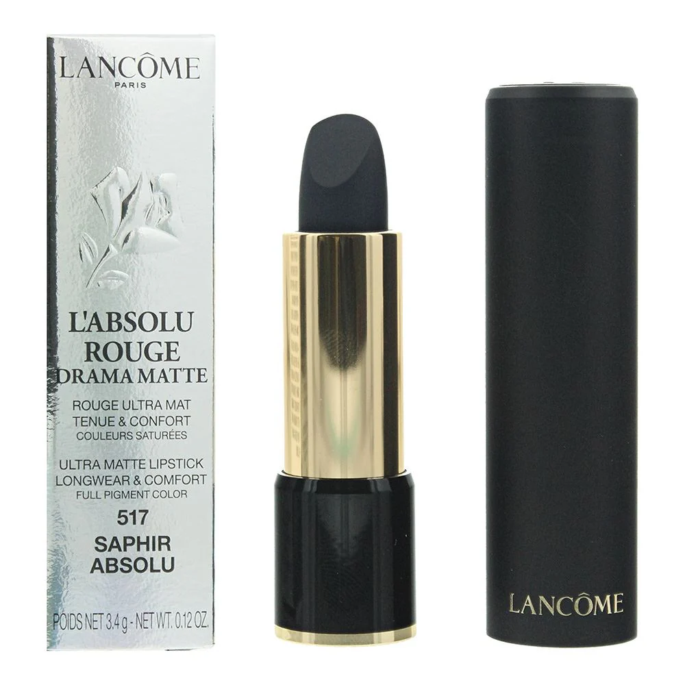 Lancome L'absolu Rouge #517 Saphir Abolsu Drama Matte Lipstick 3.4g Women