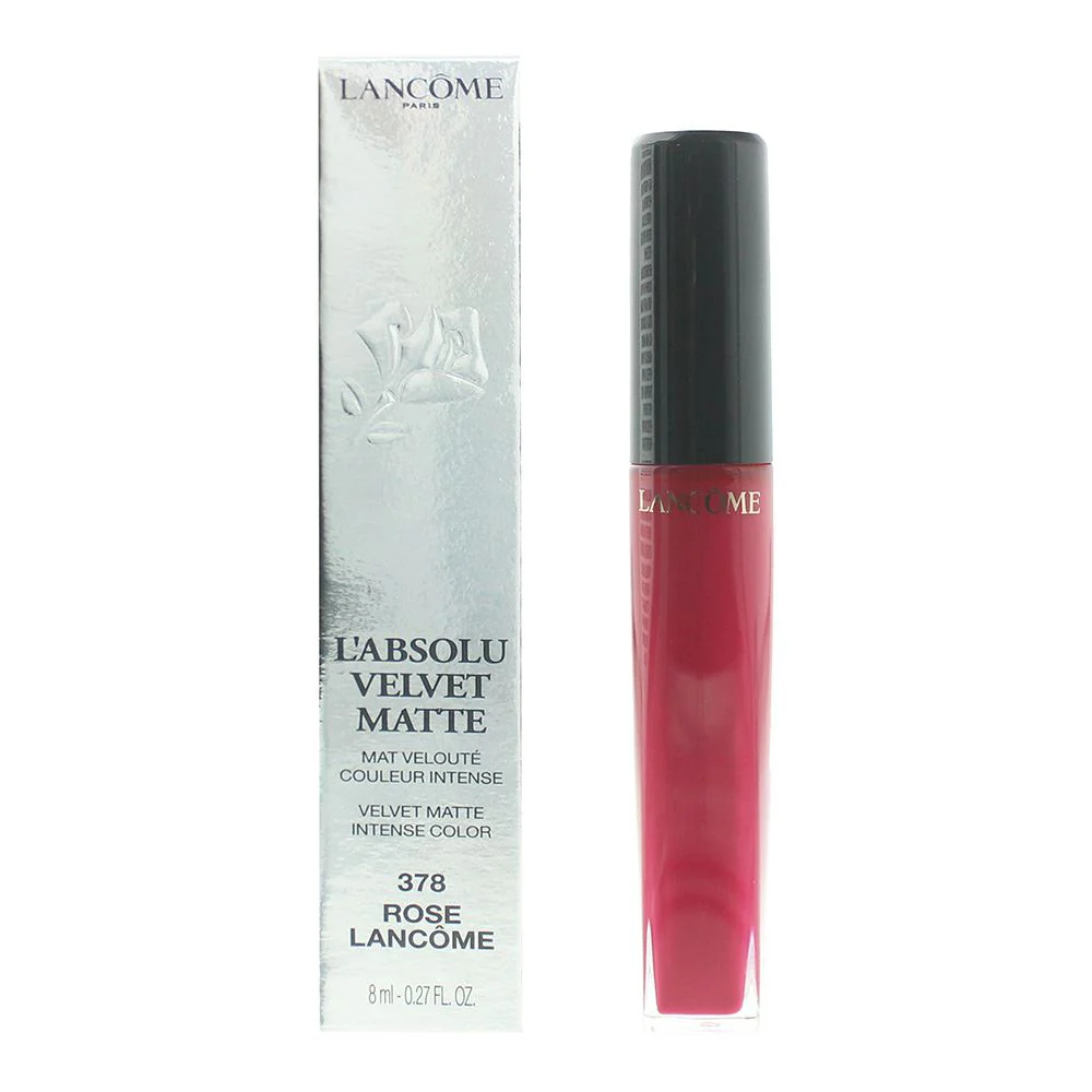 Lancome L'Absolu Velvet Matte 378 Rose Lip Gloss 8ml