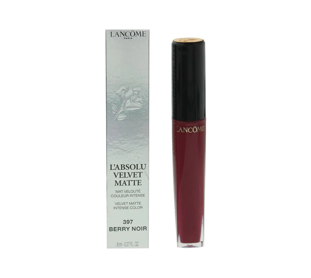 Lancome L'absolu Velvet Matte 397 Berry Noir Lip Gloss 8ml Women