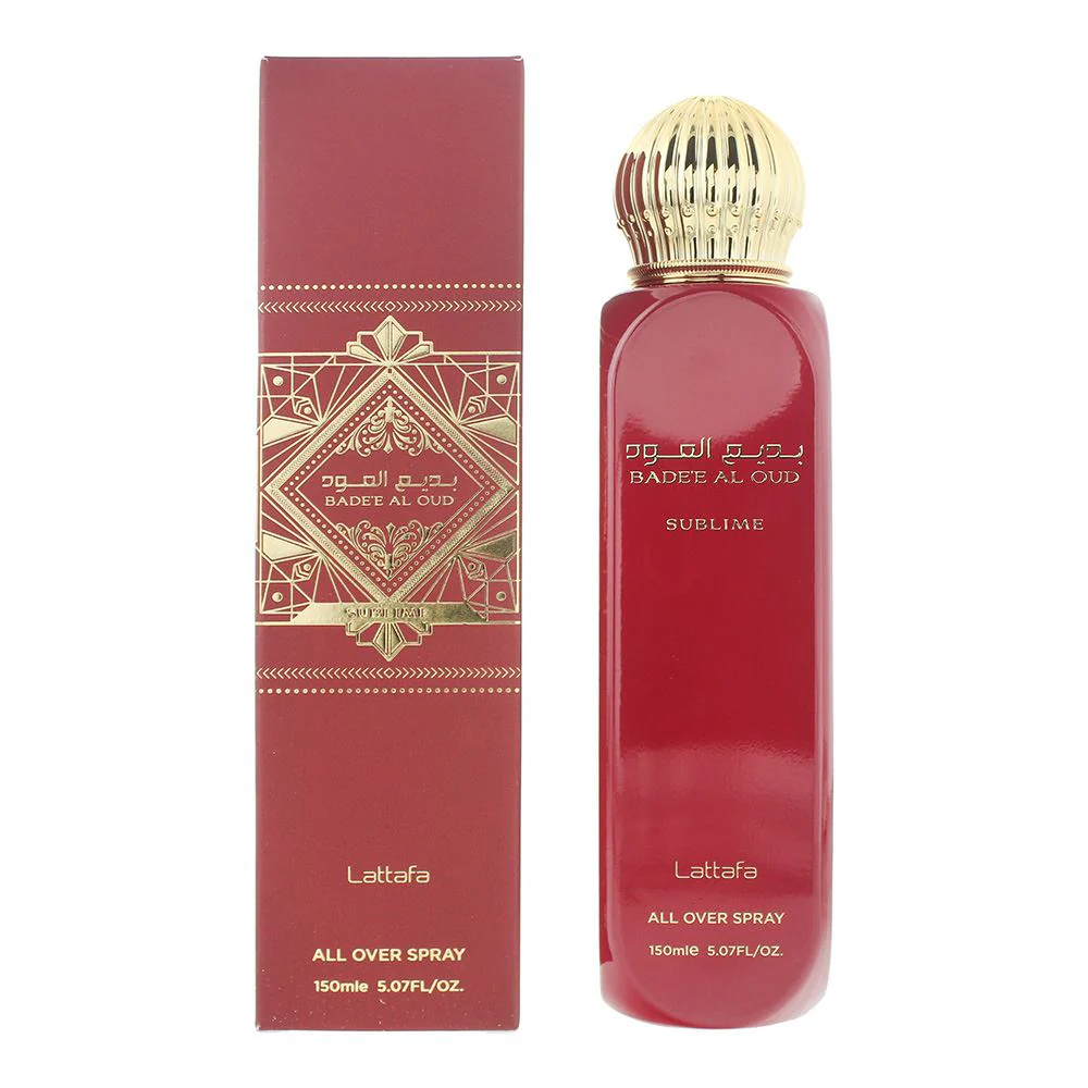 Lattafa Bade'E Al Oud Sublime All Over Body Spray 150Ml for Women