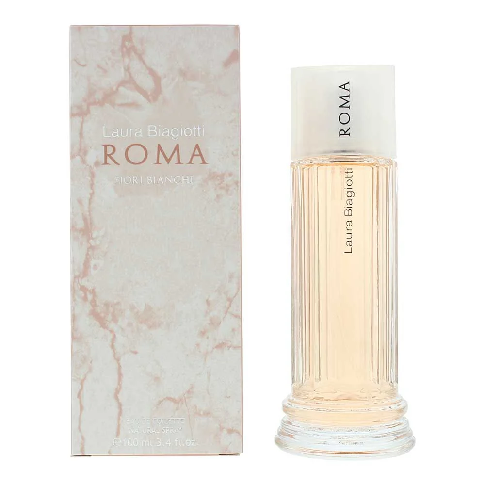 Laura Biagiotti Roma Fiori Bianchi Eau De Toilette 100ml For Women