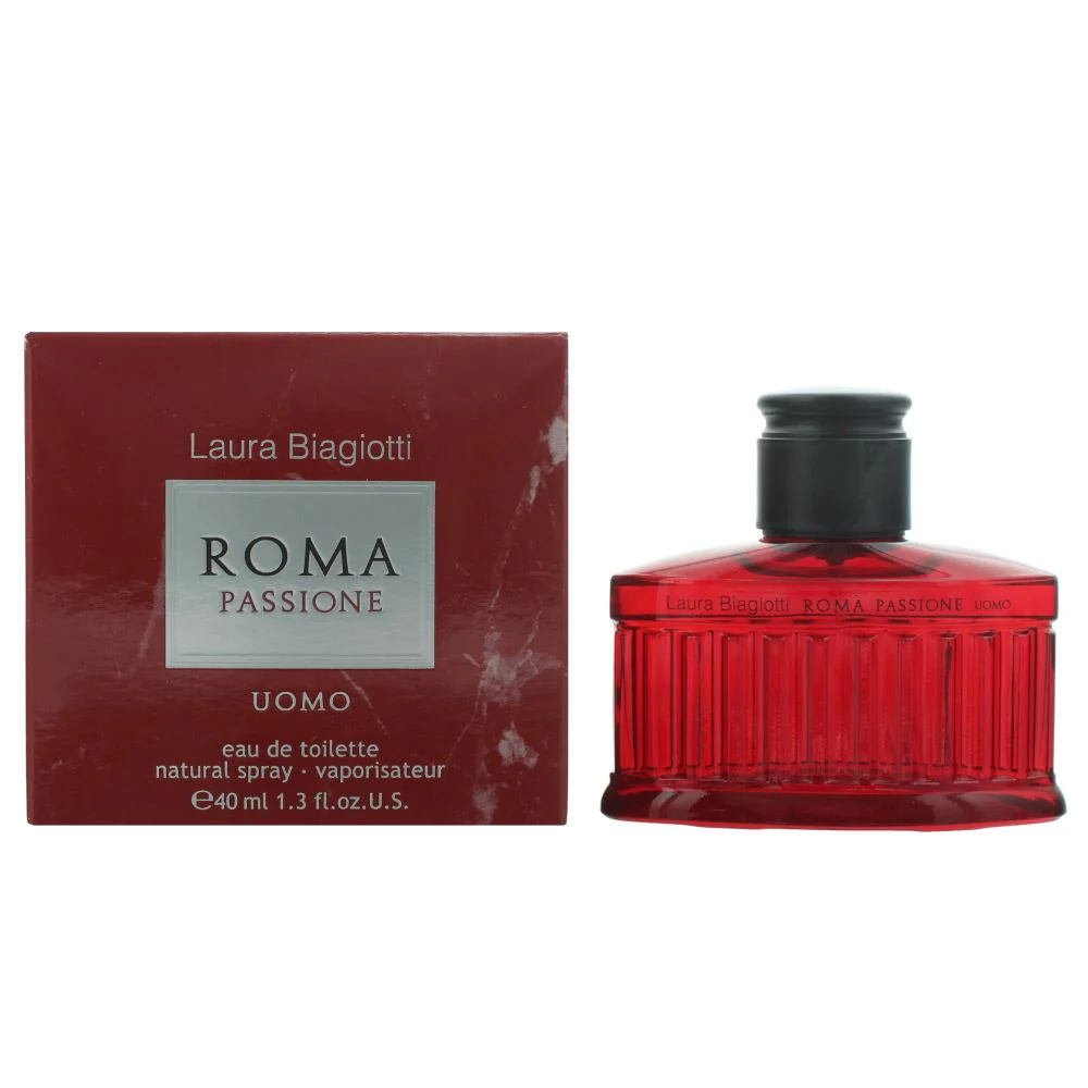 Laura Biagiotti Roma Passione Uomo Eau de Toilette 40ml Men Spray