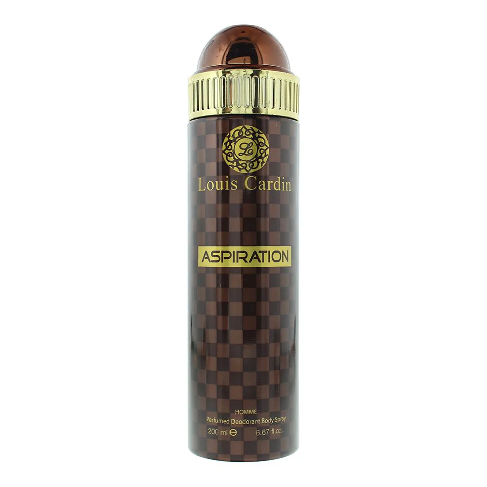 Louis Cardin Aspiration Deodorant Spray 200ml For Men Him Brand NEW