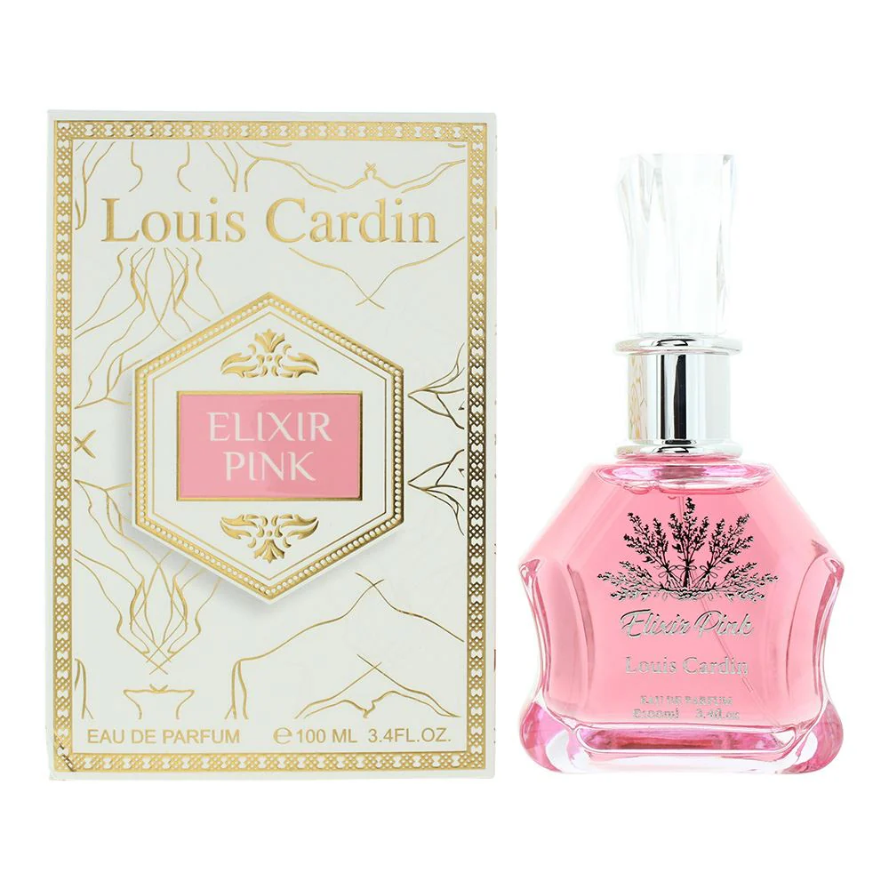 Louis Cardin Elixir Pink Eau De Parfum 100ml for Women