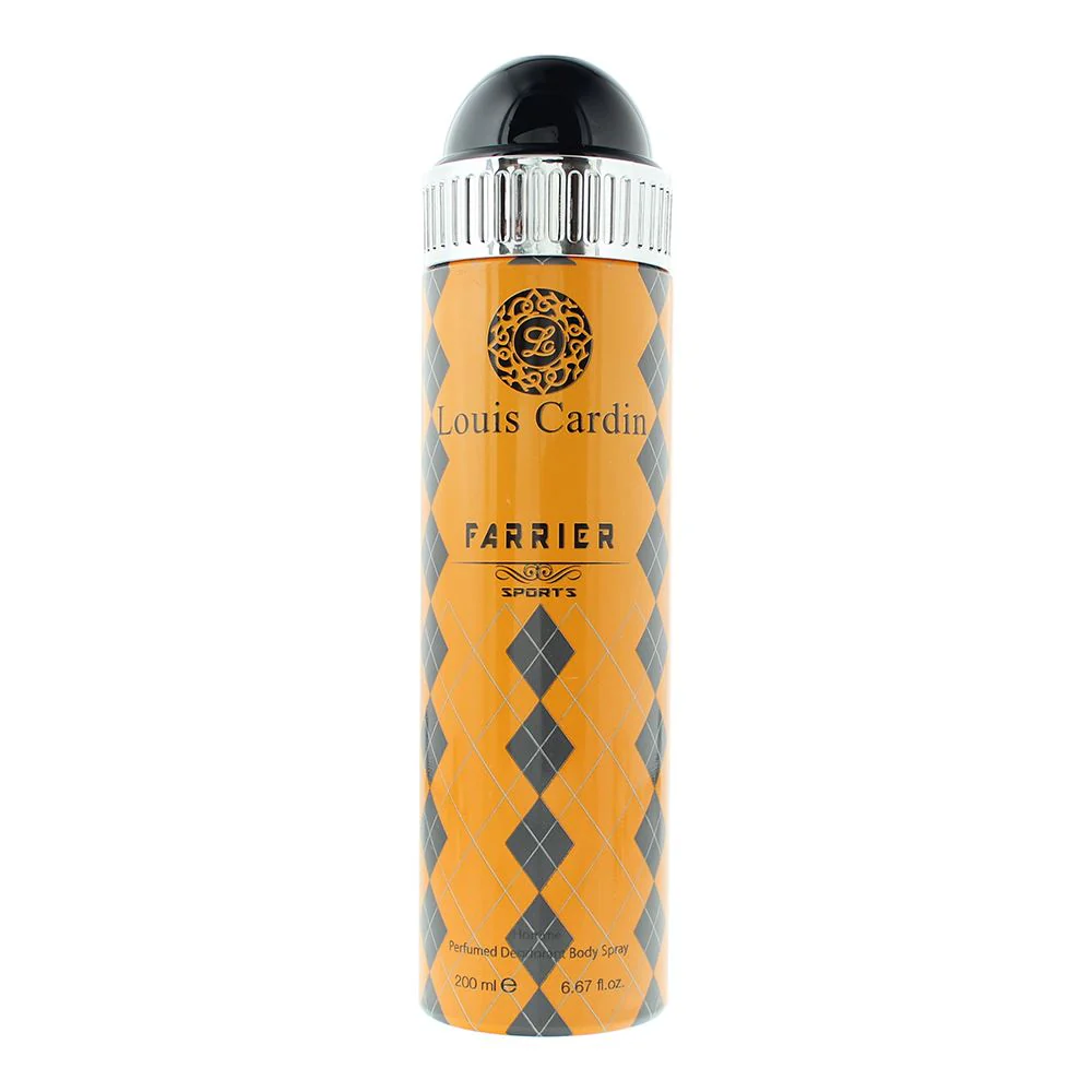 Louis Cardin Farrier Deodorant Spray 200ml For Men Him Brand NEW