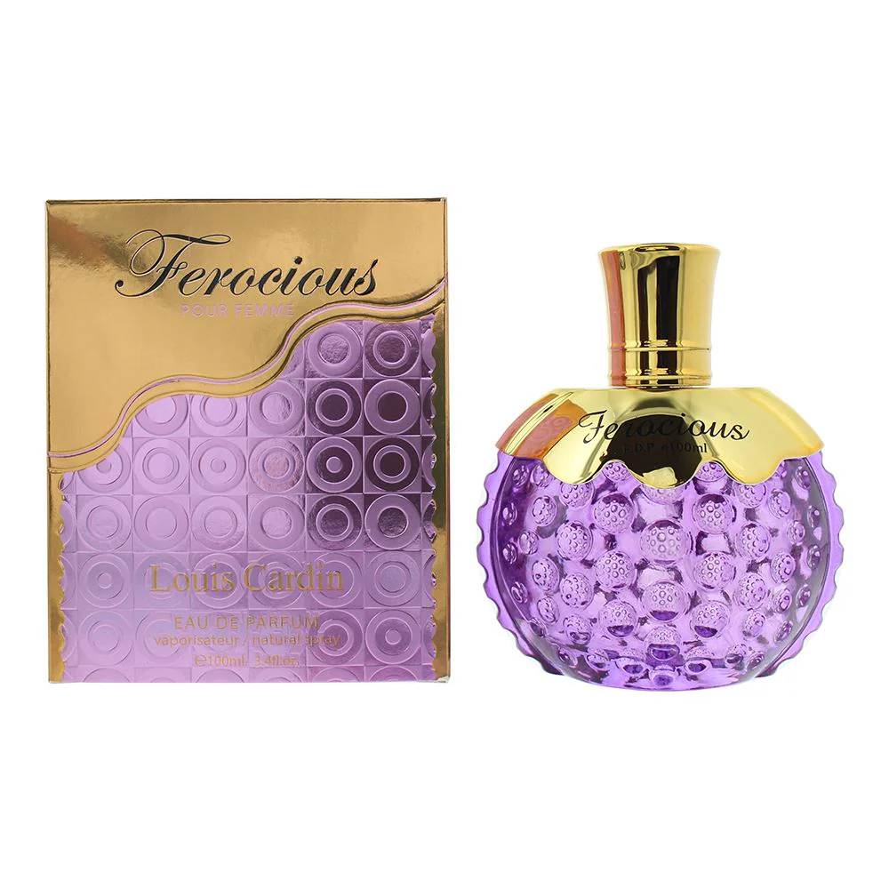Louis Cardin Ferocious EDP 100ml Spray For Women Brand NEW Her Brand NEW
