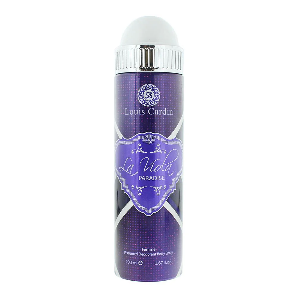 Louis Cardin La Viola Paradise Femme Deodorant Spray 200ml For Women