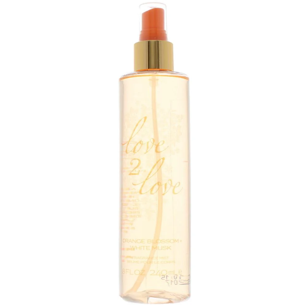Love 2 Love Orange Blossom  White Musk Fragrance Mist 240ml Women