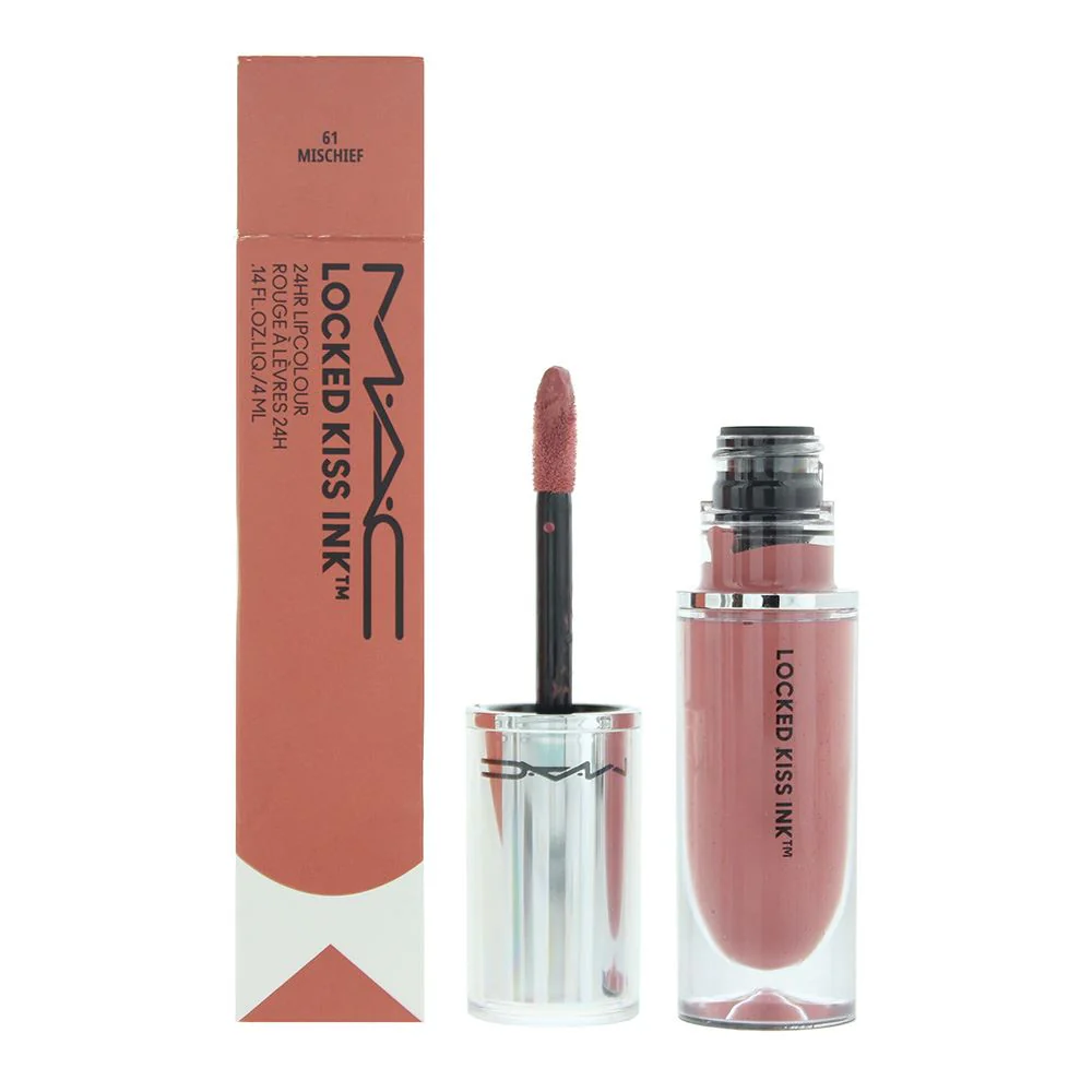 Mac Locked Kiss Ink 61 Mischief Lip Colour 4ml For Women