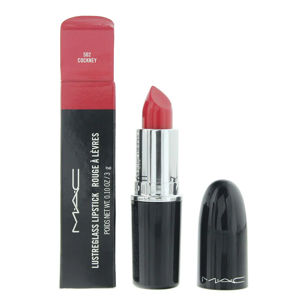Mac Lustreglass 502 Cockney Lipstick 3g for Women