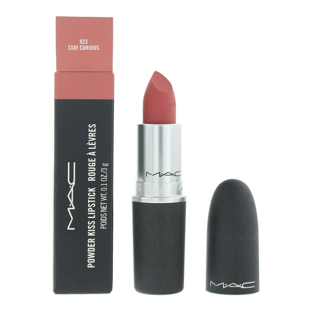 Mac Powder Kiss 923 Stay Curious Lipstick 3g for Women