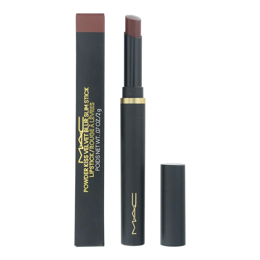 MAC Powder Kiss Velvet Blur Slim Stick 879 Love Clove Lipstick 2g For Women