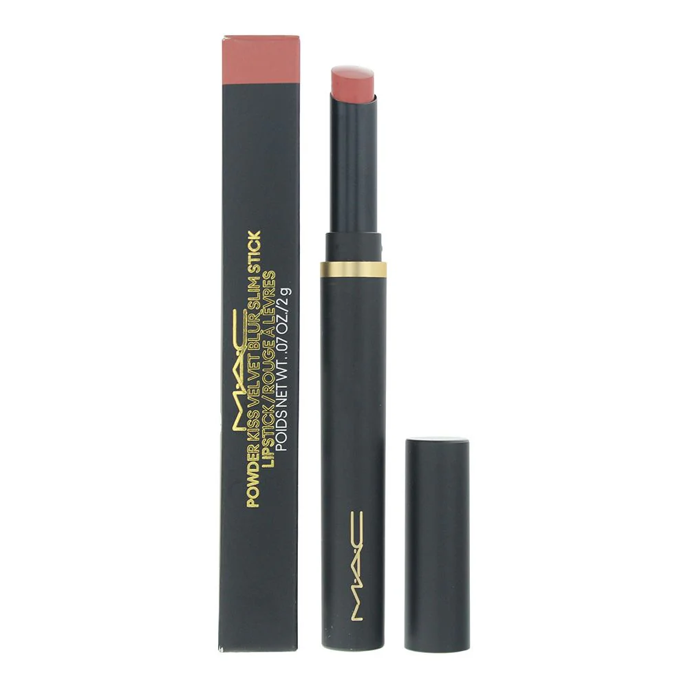 MAC Powder Kiss Velvet Blur Slim Stick 891 Mull It Over Lipstick 2g For Women