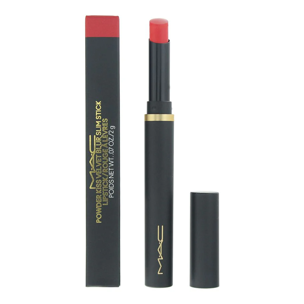 MAC Powder Kiss Velvet Blur SlimStick 875Devoted To Danger Lipstick 2g For Women